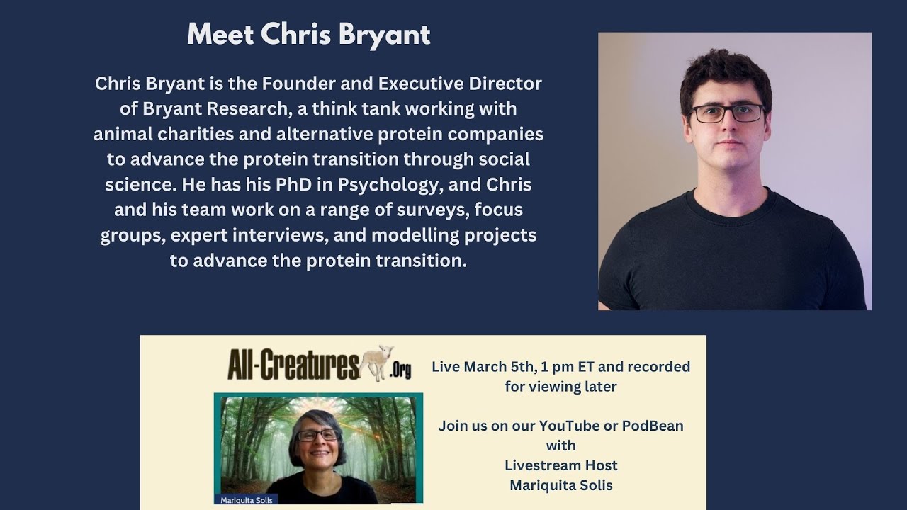 The Social Science of the Protein Transition with Dr. Chris Bryant
