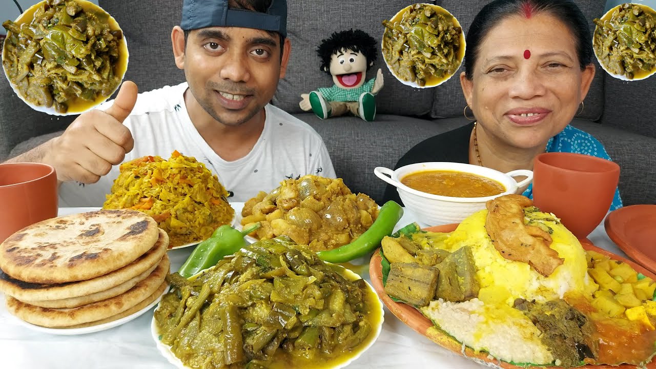 Eating Most Delicious Veg Food Mukbang Indian Food Show