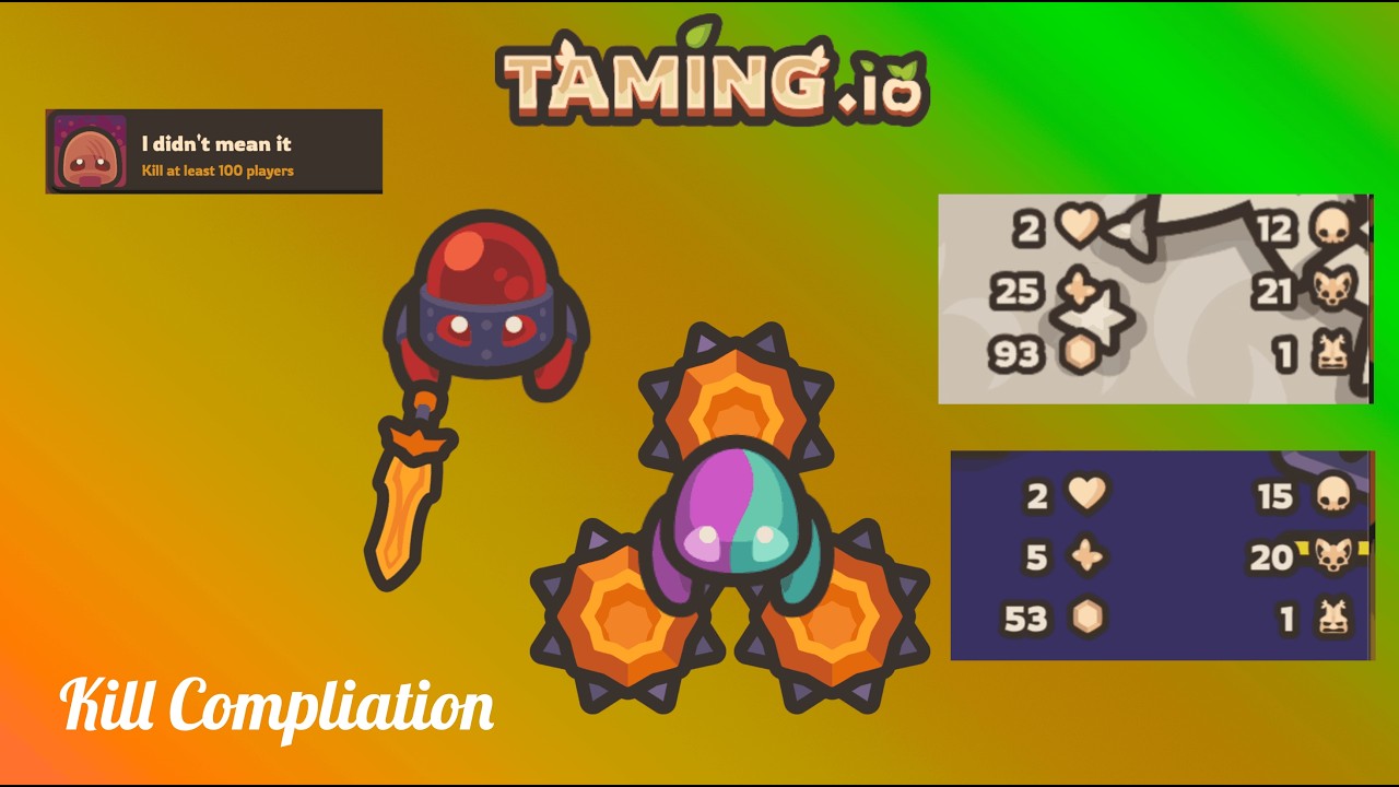 Taming.io: Kill compliation 2