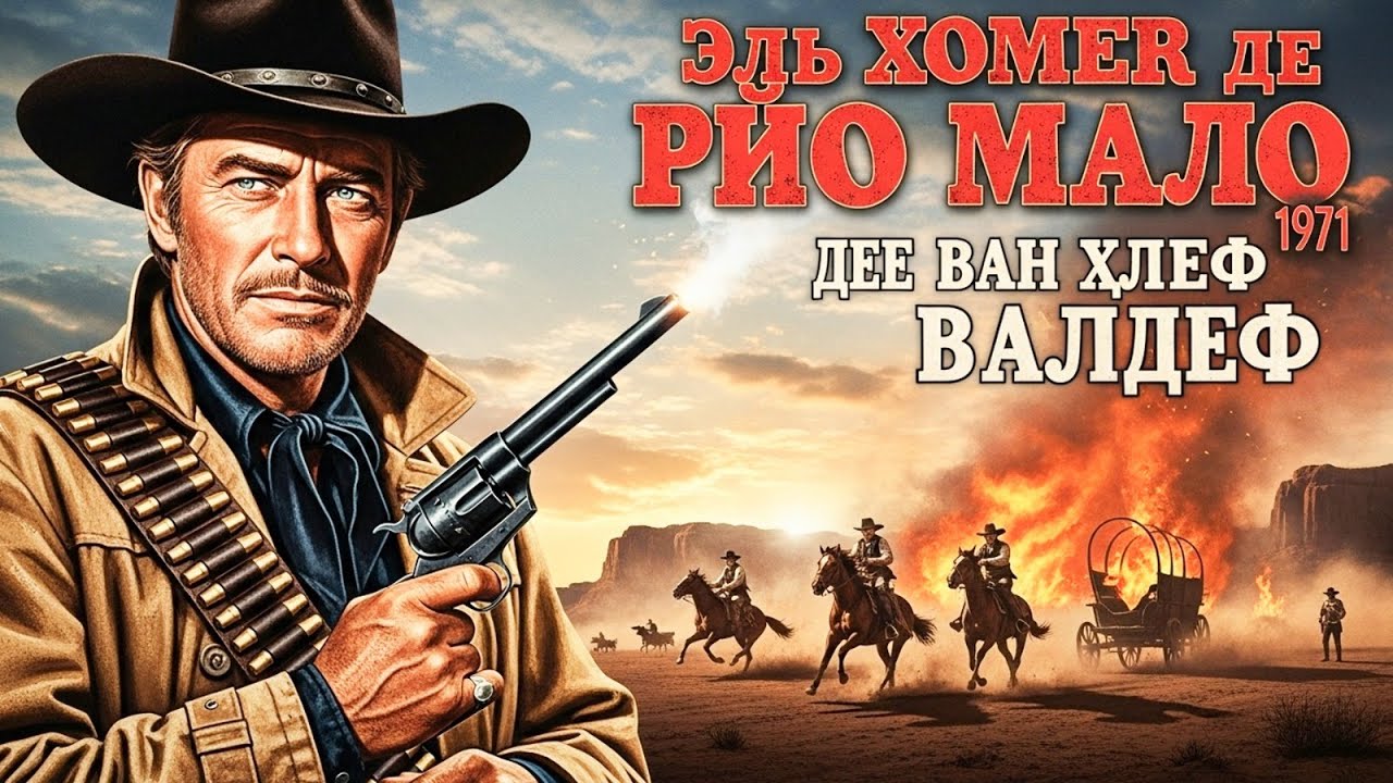 Ли Ван Клиф | Лучший ковбойский фильм: Плохая река &mdash; смотреть в русской озвучке!