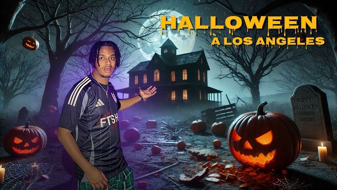 VLOG #3 🇺🇸 HALLOWEEN À LOS ANGELES 🎃( maisons hantées, nuit terrifiante )