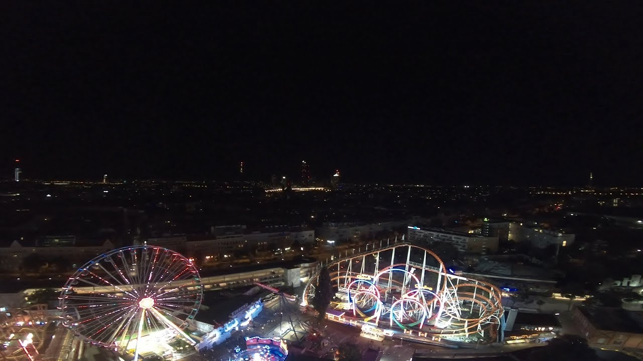 Funtime Gyro-Drop-Tower Freefall Wiener Freifallturm (Koidl) Prater Wien Vienna 2018 POV Onride