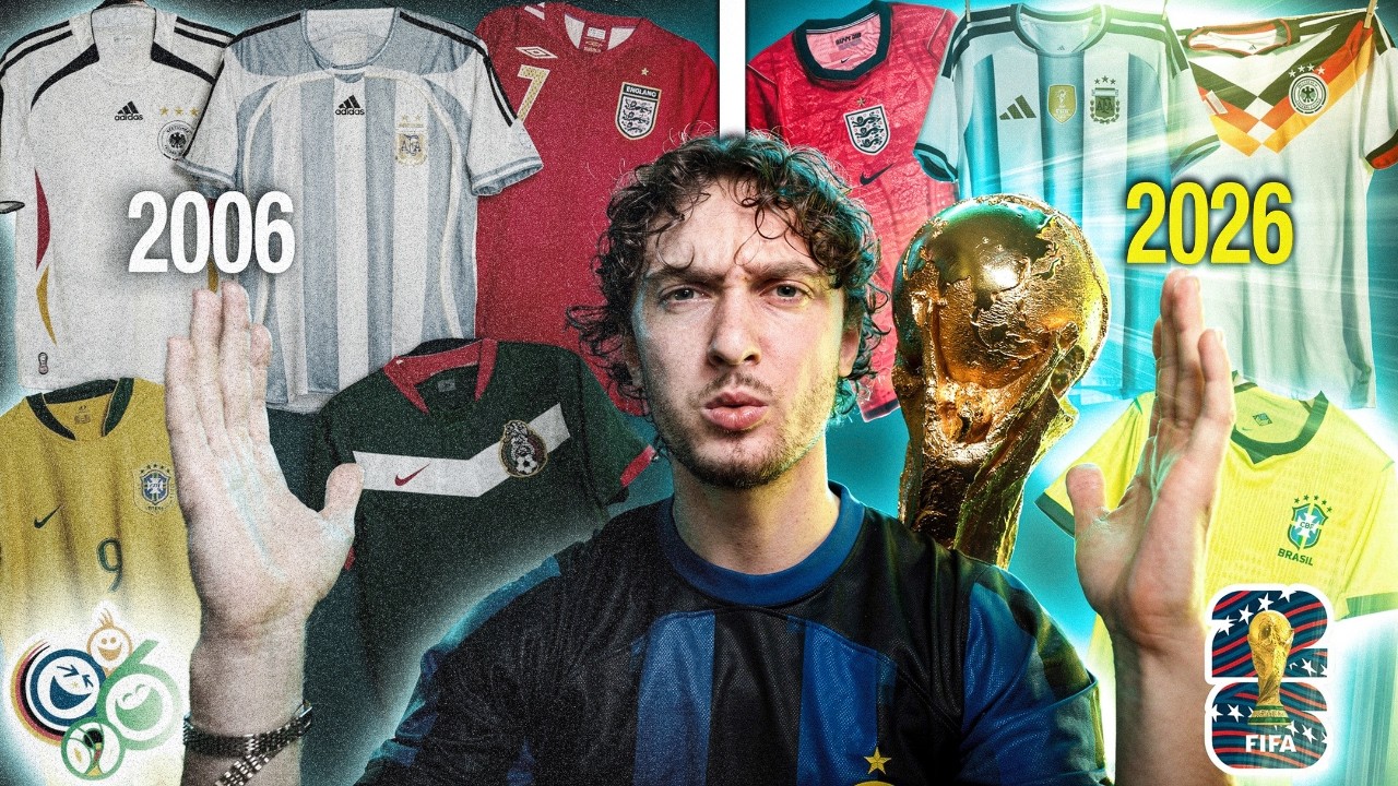WHICH WORLD CUP FOOTBALL SHIRTS ARE BETTER? 2006 VS 2026!