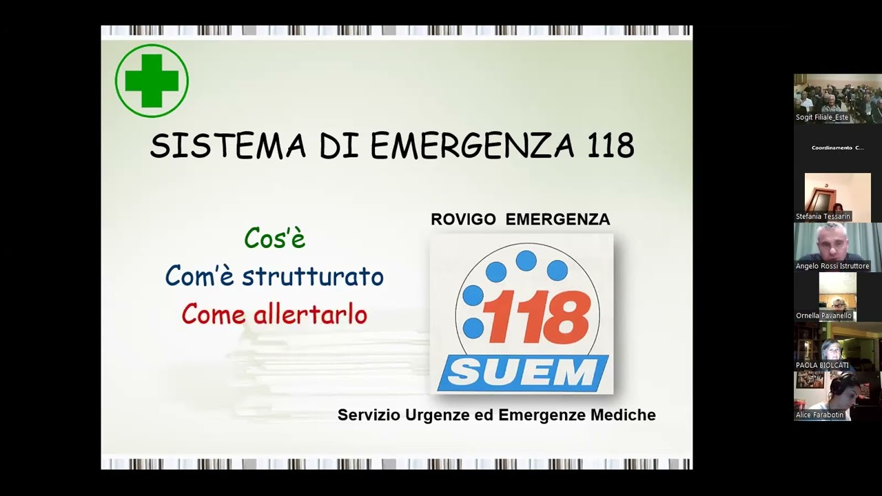 Corso avanzato di primo soccorso - Lezione 1