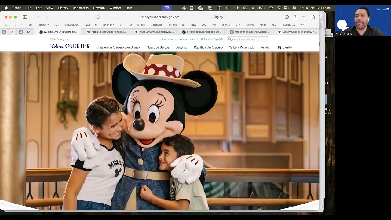VEV Travels - Capacitacion de Cruceros Disney