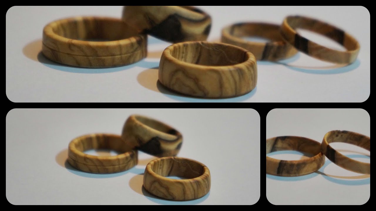 Ξυλοτορνος - πως φτιαχνουμε δακτυλιδια ~ Woodturning - Making wooden rings