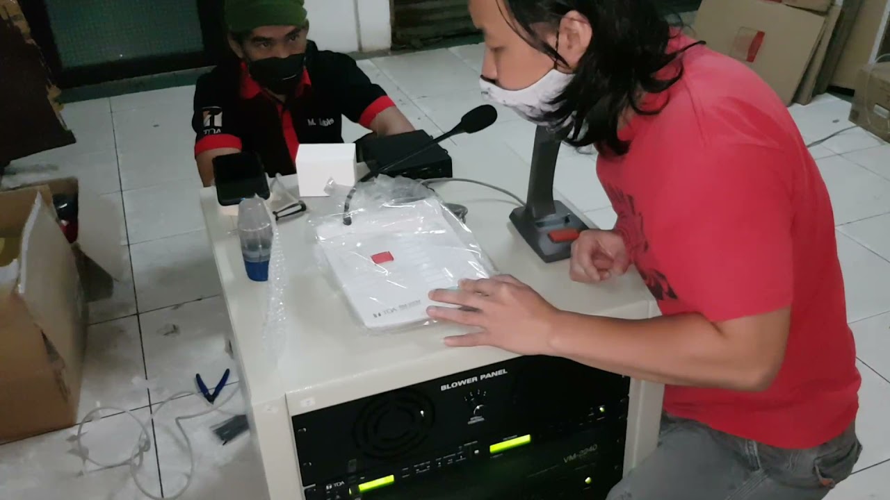 Paging, BGM dan  Evac menggunakan TOA VM 2240 Pesanan Bpk Dika