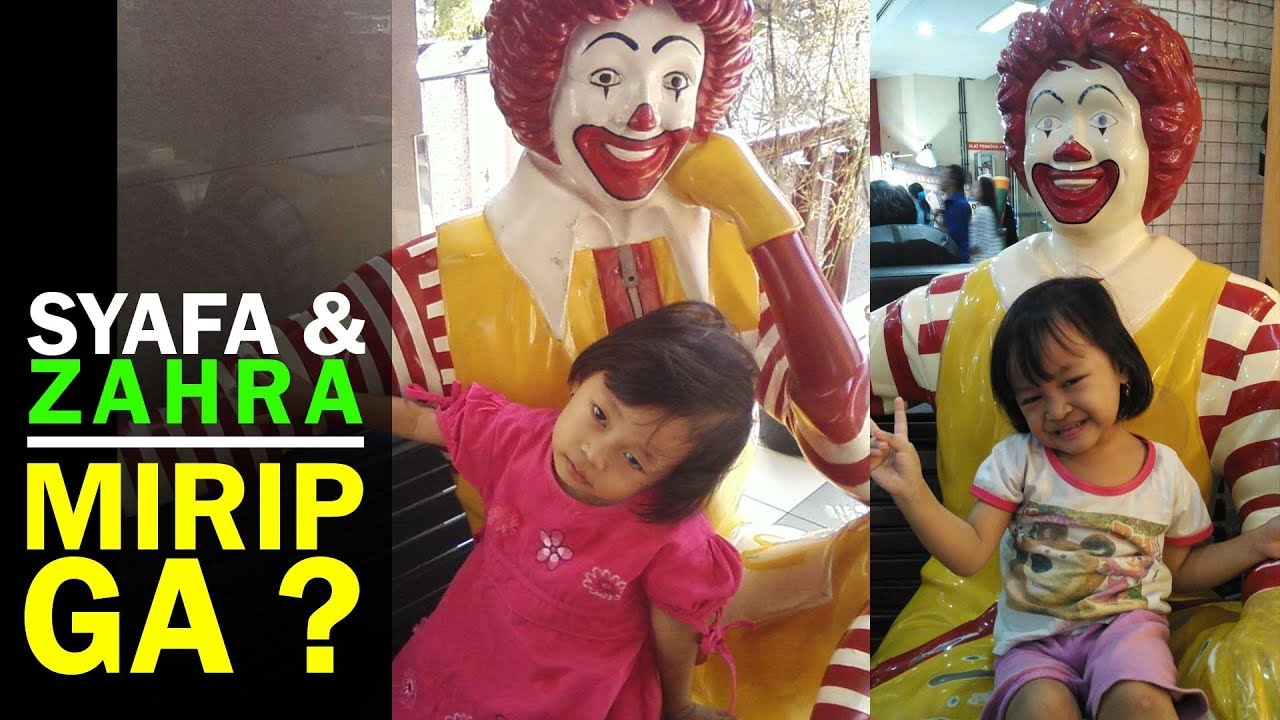 Kemiripan syafa kecil dan zahra sekarang, Lucu...😃