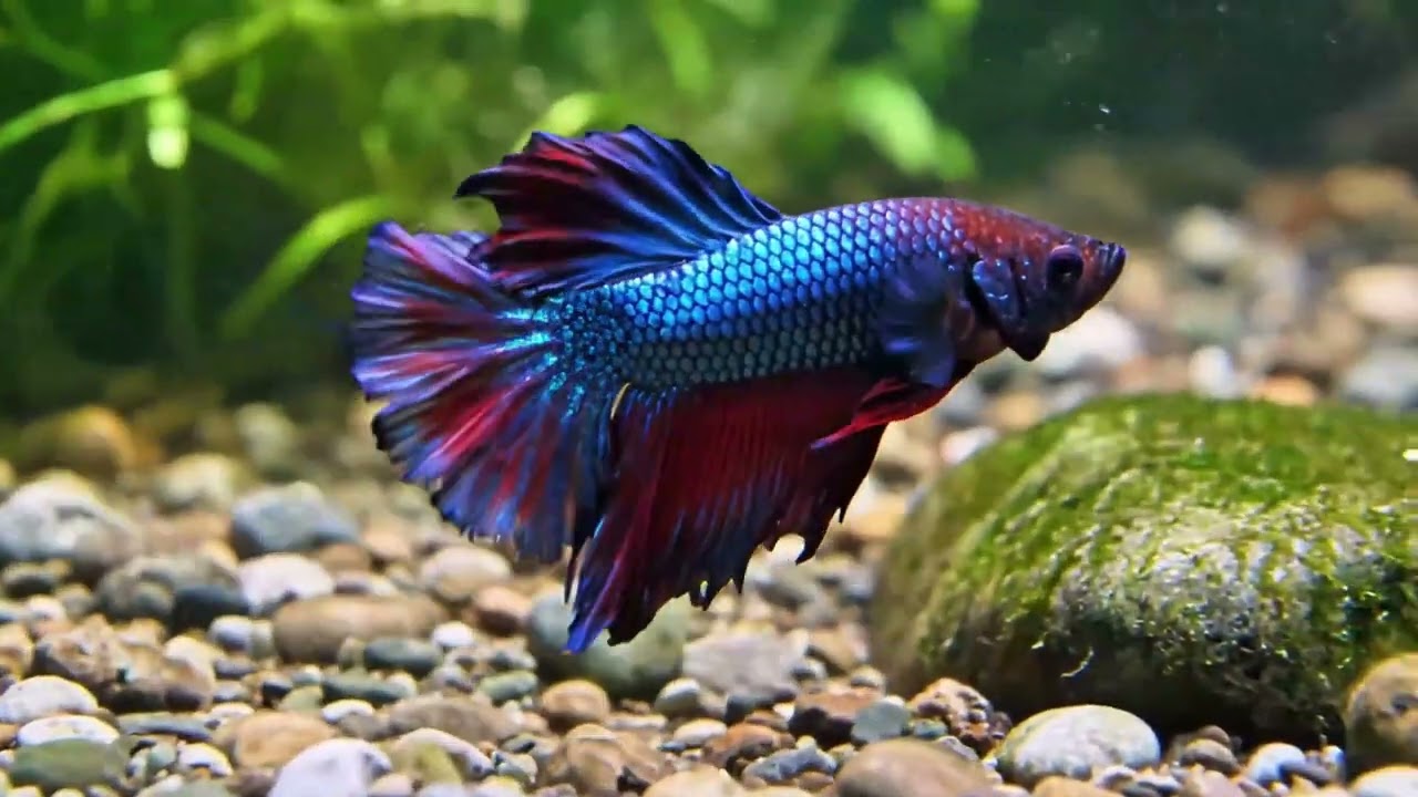 116 Minutes Tranquil Space 🧘 4K Betta Fish for Breathwork & Yoga