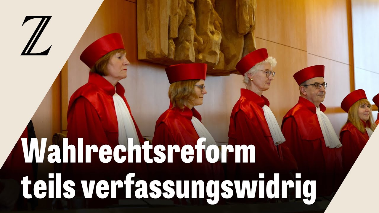Bundesverfassungsgericht streicht Teil der Wahlrechtsreform