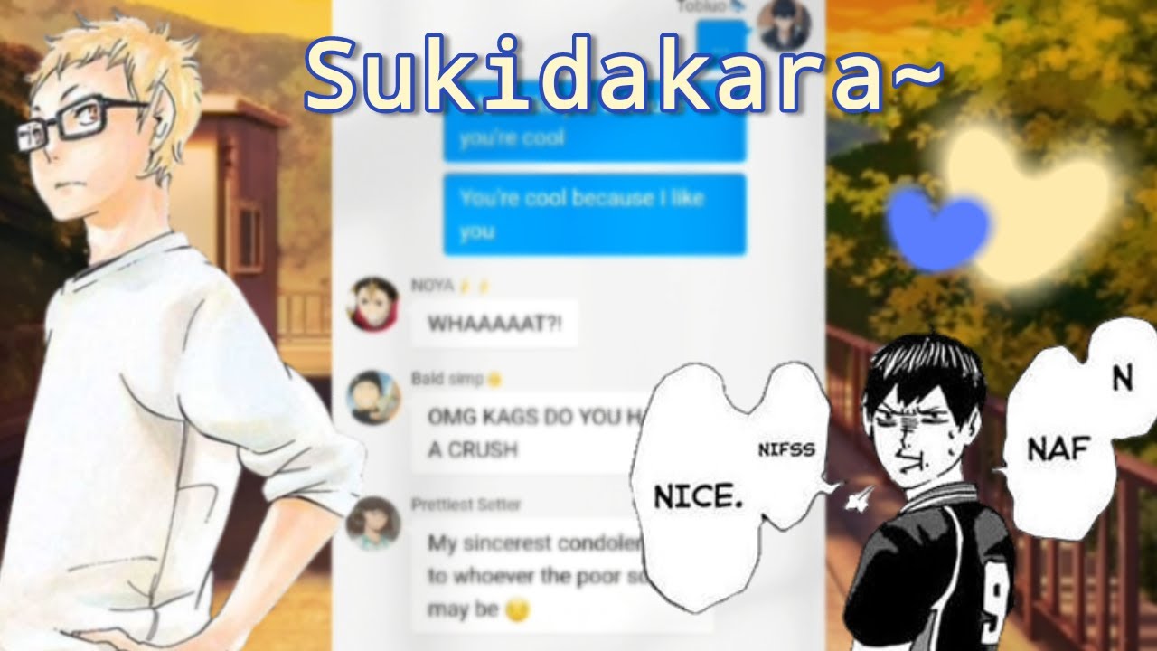 Sukidakara || Haikyuu Lyric (Not) Prank || TsukkiKage