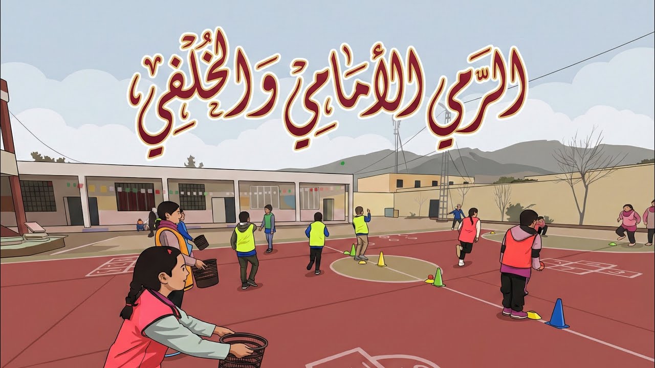 العاب تعليمية - الرمي الخلفي للسنة الثالثة ابتدائي 