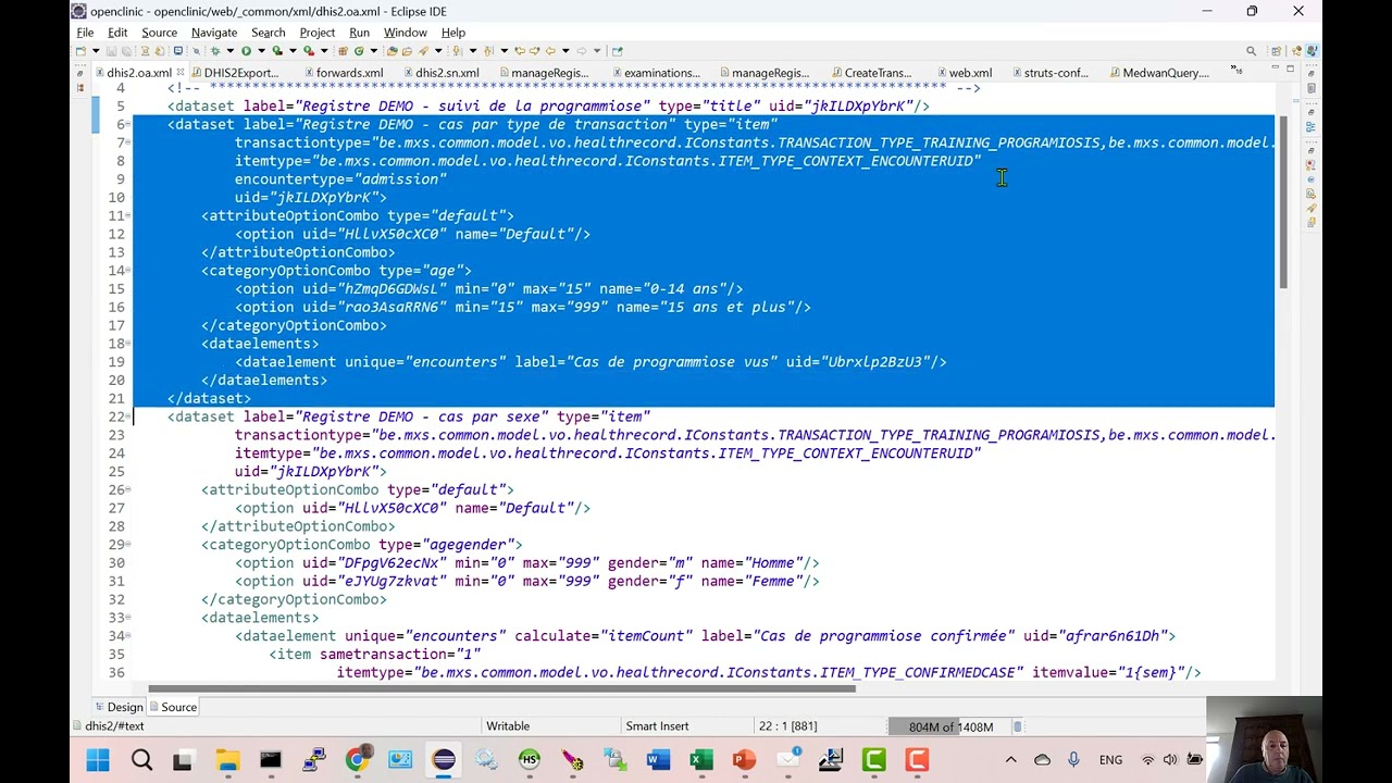 OpenClinic Academy - Module 8 - Solution exercice sur types de contact et combinaison d'items