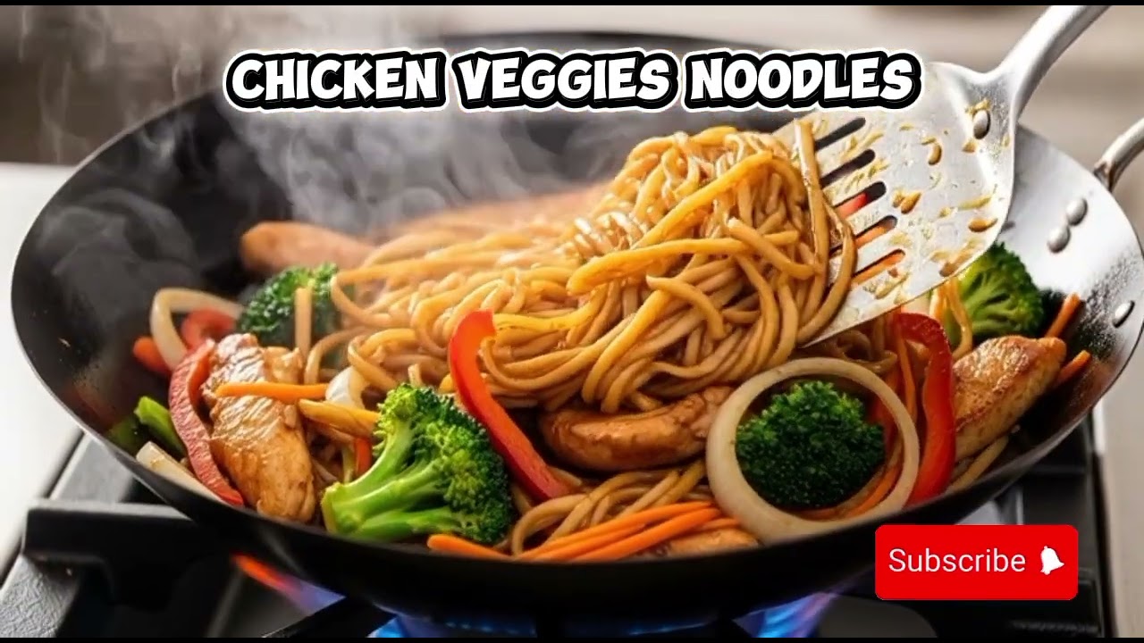 One-Pan Chicken Veggie Noodles | Fast & Delicious 