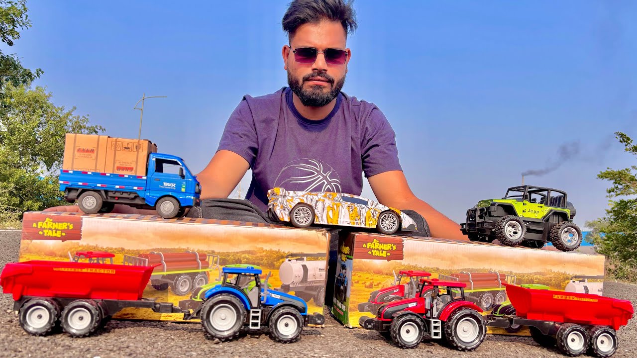 Remote Control Vehicles Unboxing | Tata Auto, Tractor, Trolley, Truck | 