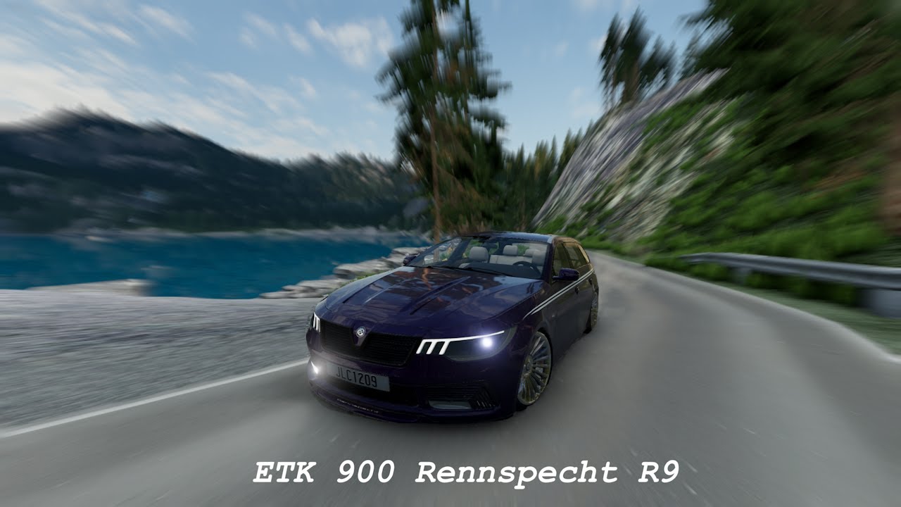 The Mod We've All Been Waiting For - ETK 900 Rennspecht R9 POV Drive (BeamNG VR)