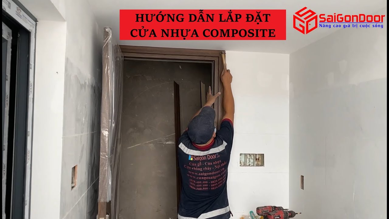 ✅ Lắp đặt cửa nhựa composite SaiGonDoor, hướng dẫn chi tiết lắp ráp tại công trình Quận 2 TP Thủ Đức