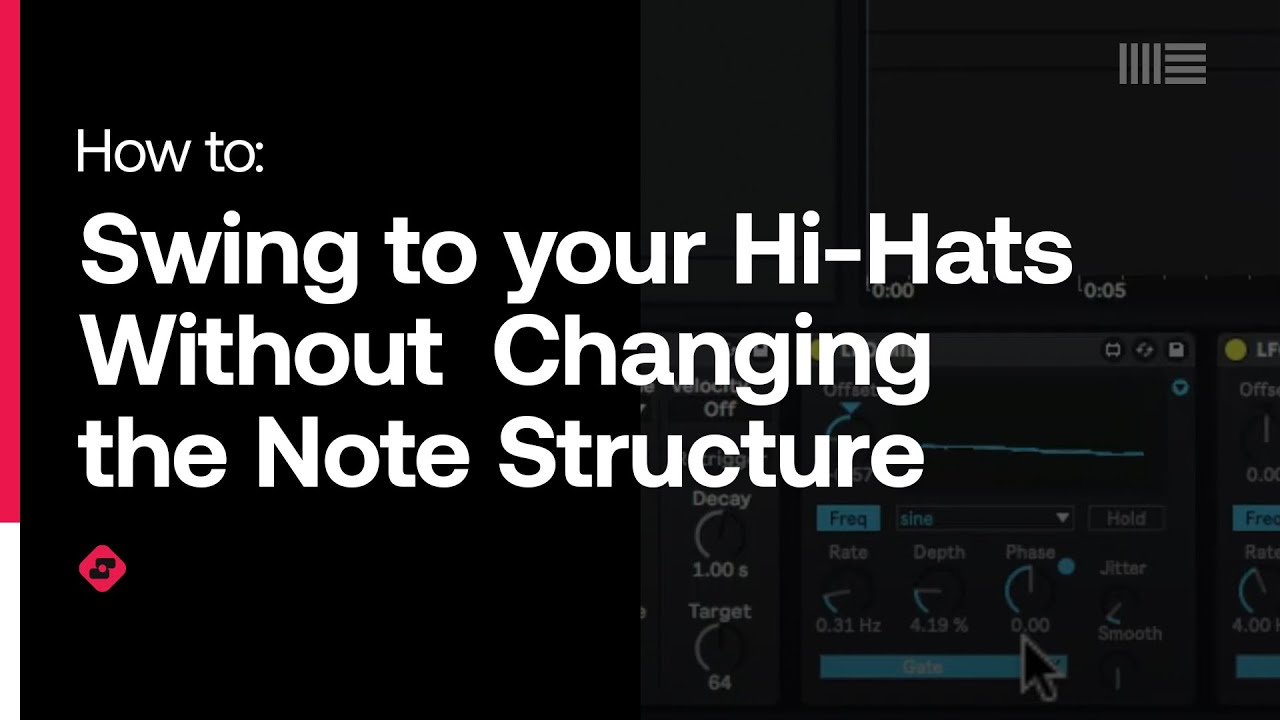 How to Add Swing to Hi-Hats Without Changing the Note Structure in Ableton Live 10