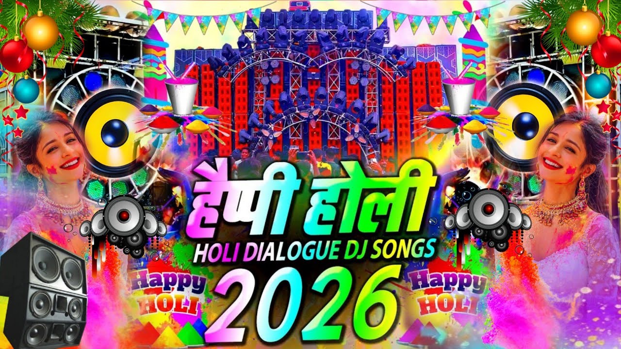 HOLI (DJ COMPETITION GANA 2026) holi dialogue | Holi DJ Song | Happy Holi Songs 2026 | Holi DJ Gana