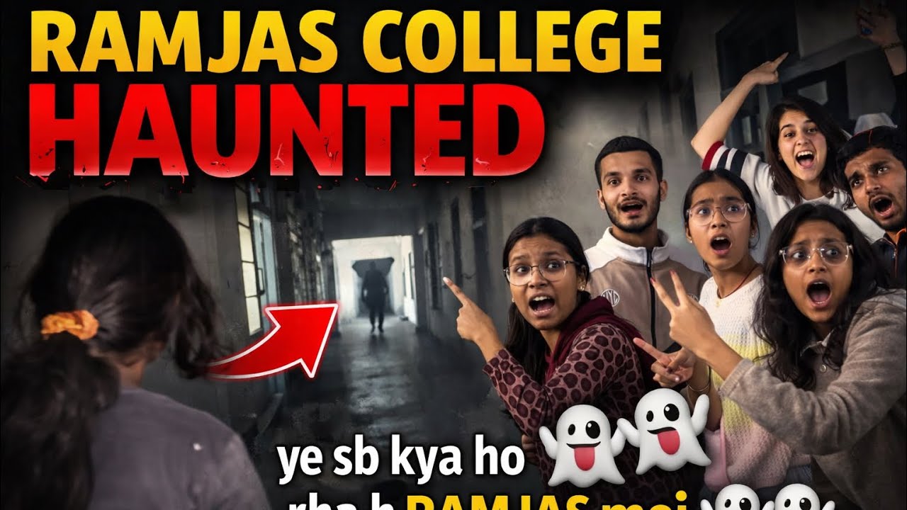 RAMJAS COLLEGE HAUNTED || ye sb kya ho rha h clg mei 😳🤯