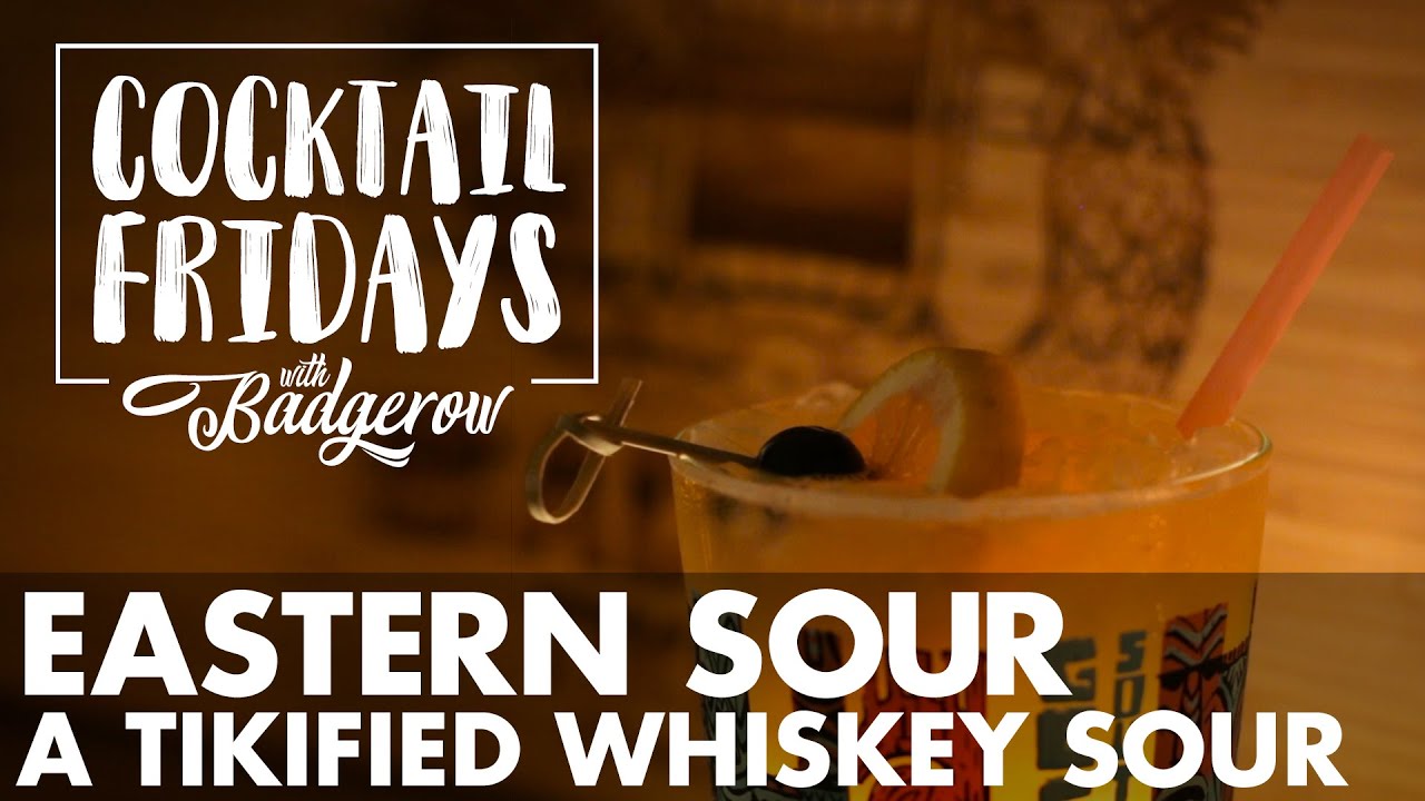Eastern Sour:  A Tiki twist on a Whiskey Sour | Cocktail Fridays