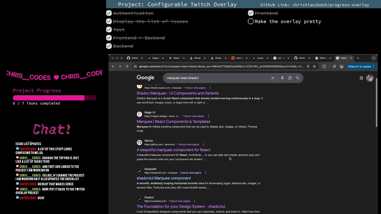 Project *Beginner Friendly*: Creating an interactive Twitch overlay with React