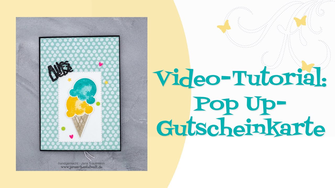 Tutorial: Pop Up-Gutscheinkarte
