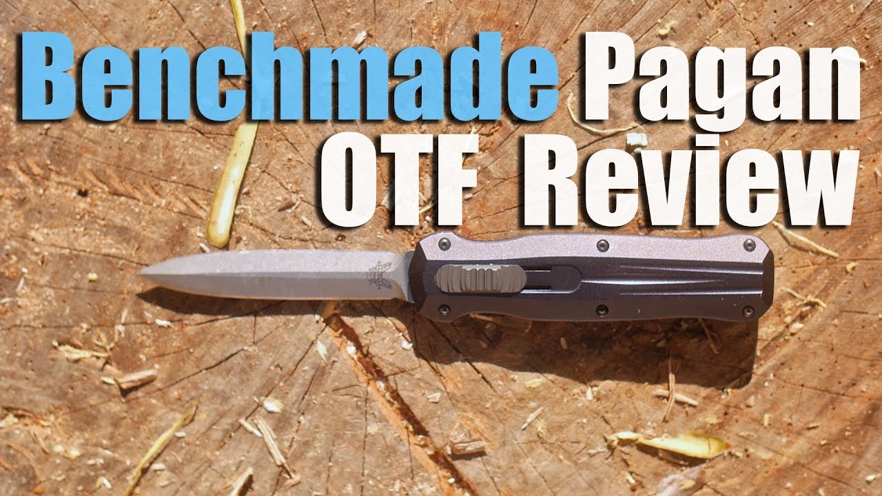 Benchmade Pagan OTF Review.  Kinda like the Infidel but full chisel.