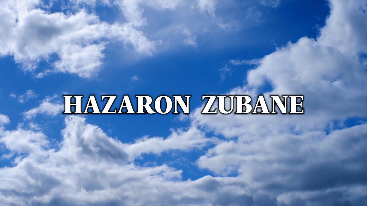 Hazaaron Zubane Ft. Amit Kamble, Prakruthi Angelina & Hemant Sharma|Lyrical Video @NationsofWorship