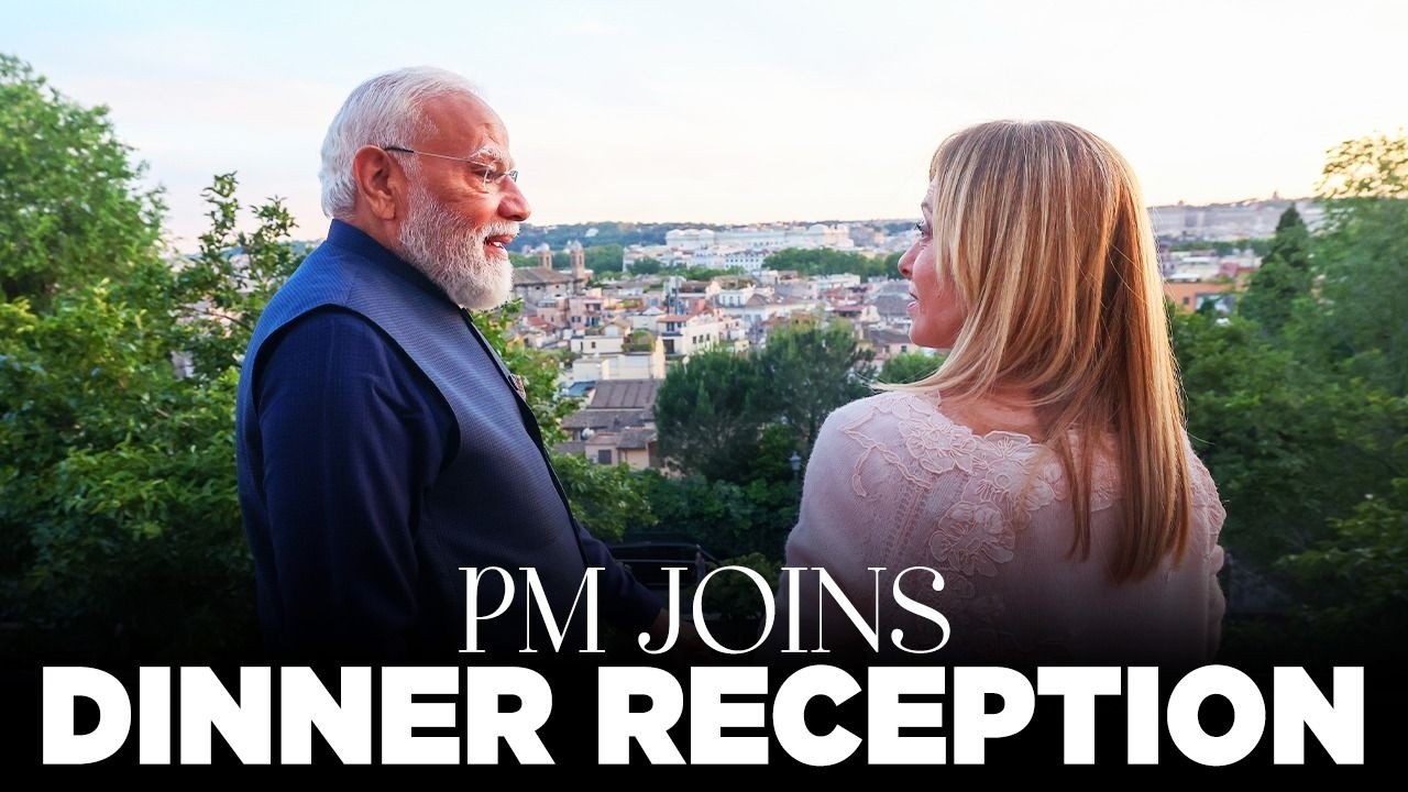 PM Modi attends dinner hosted by Italian PM Giorgia Meloni