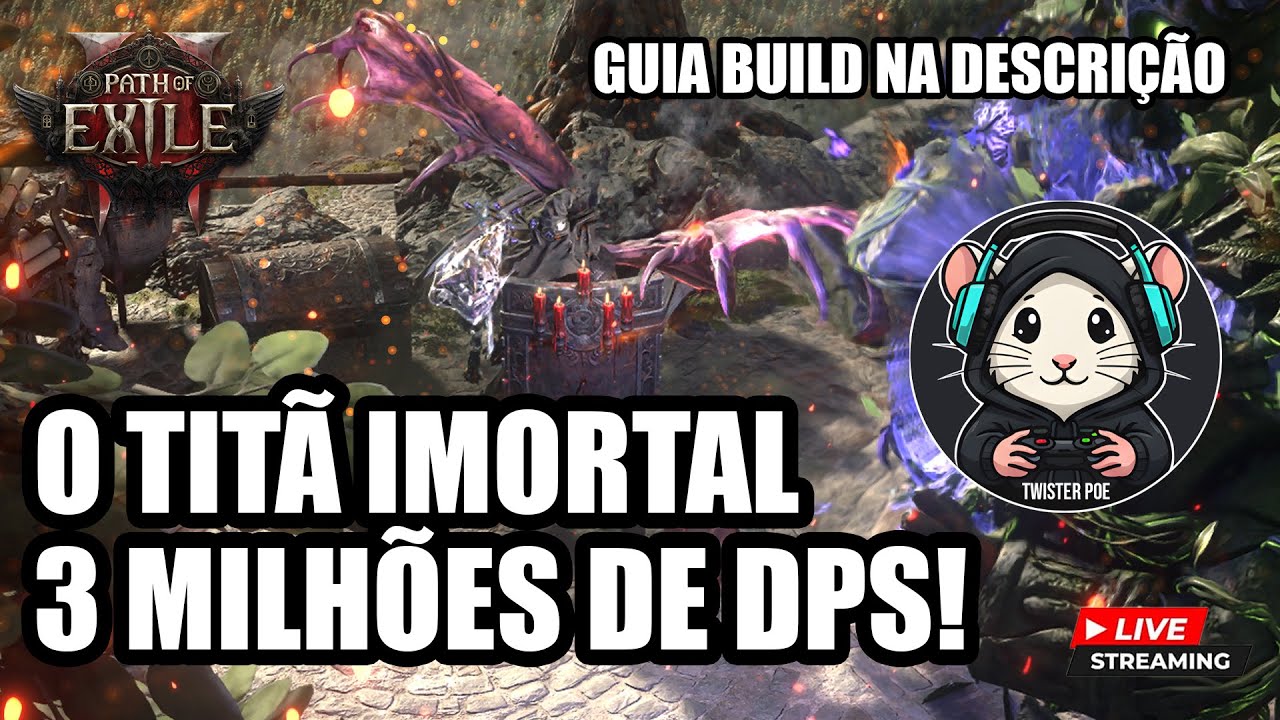 Feliz Natal! Live rápida! Em Busca do HeadHunter | O Titã Imortal !build !overlay