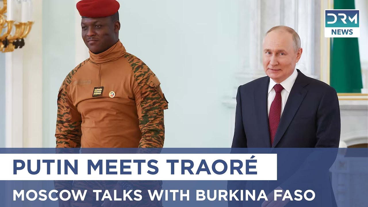 Ибрагим Траоре из Буркина-Фасо встретился с Путиным в Москве | Дипломатия Россия-Африка | AC1Z