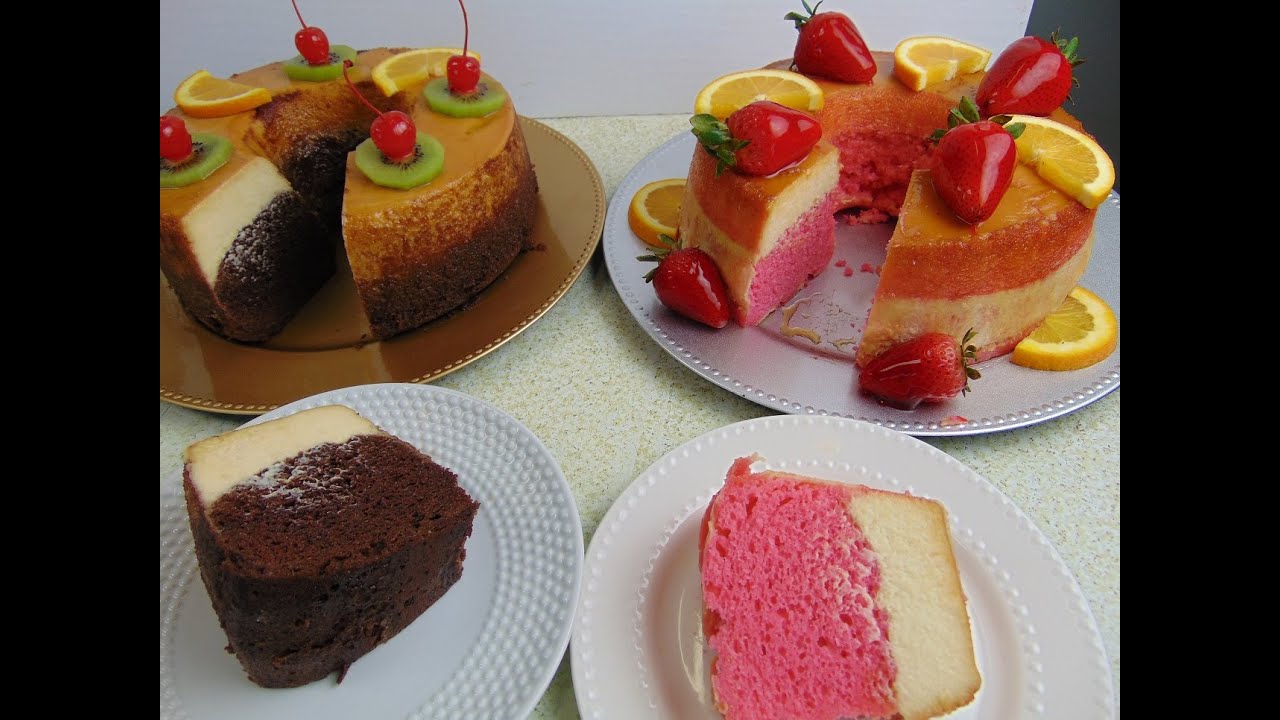 chocoflan y fresa flan para venta!!