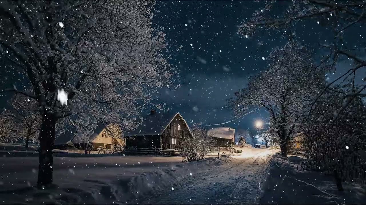 Winter Winds | The snow wind blows gently Feel -  the solitude and peace of wild nature