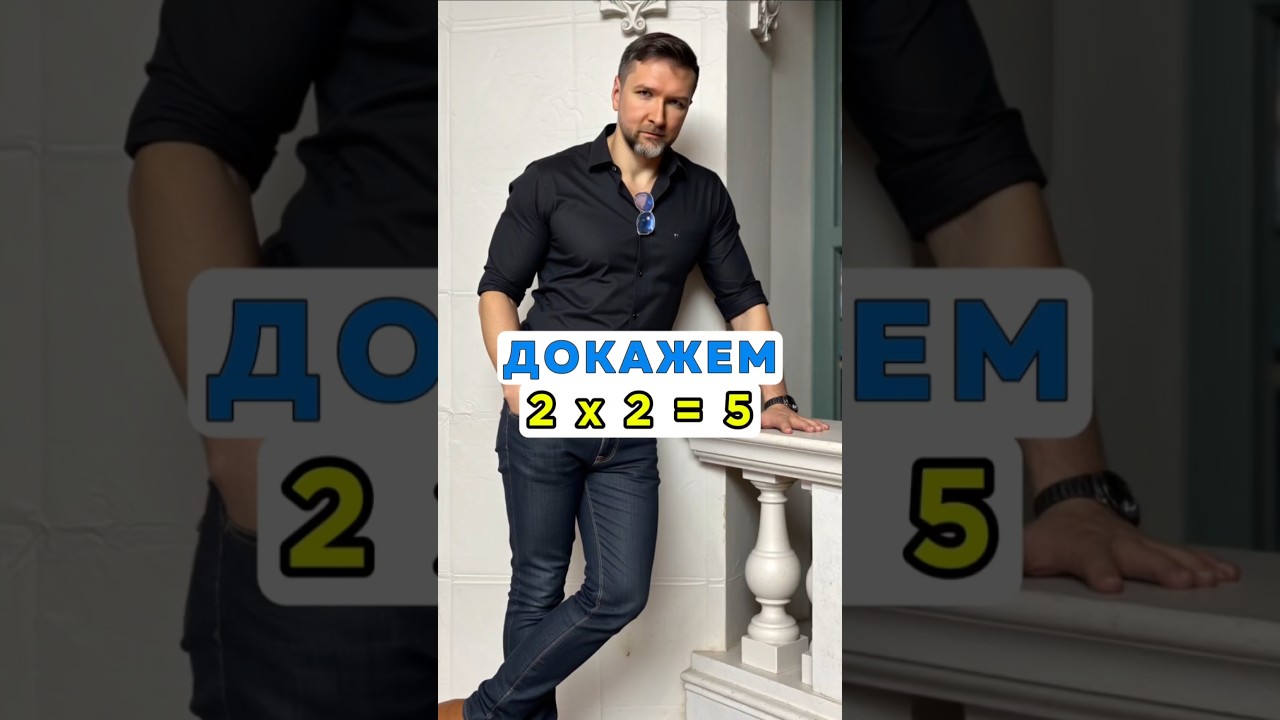 Докажем, что 2х2=5. В чём подвох?😉