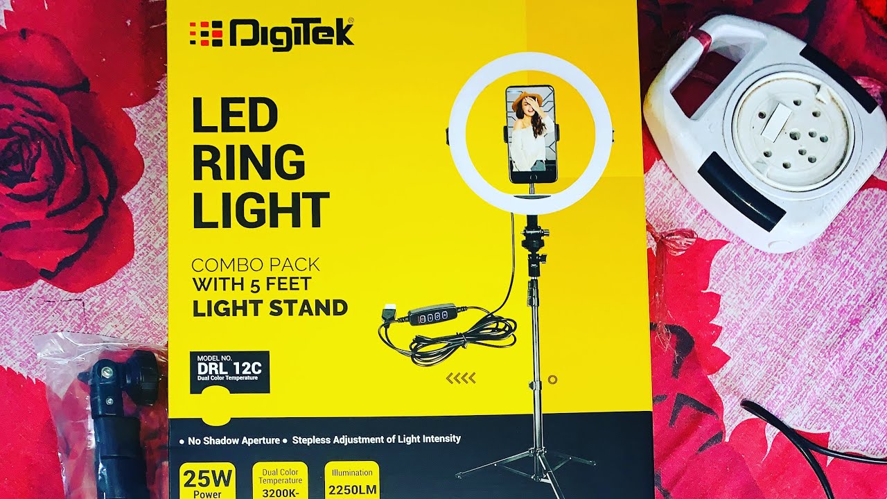 Unboxing Digitek LED Ring Light 12 inch | For Youtube study 📚 | #shorts #digitek #ringlight #short