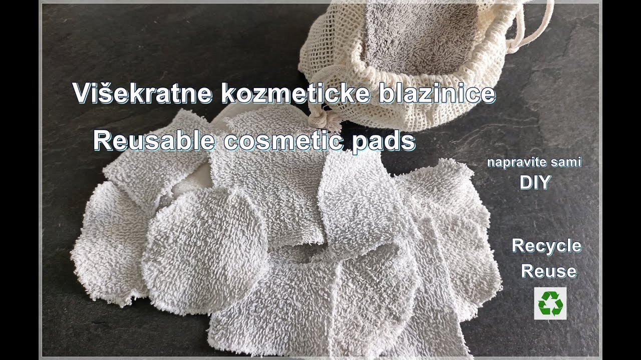 Napravite sami vi&scaron;ekratne blazinice trajne - Make your own reusable pads