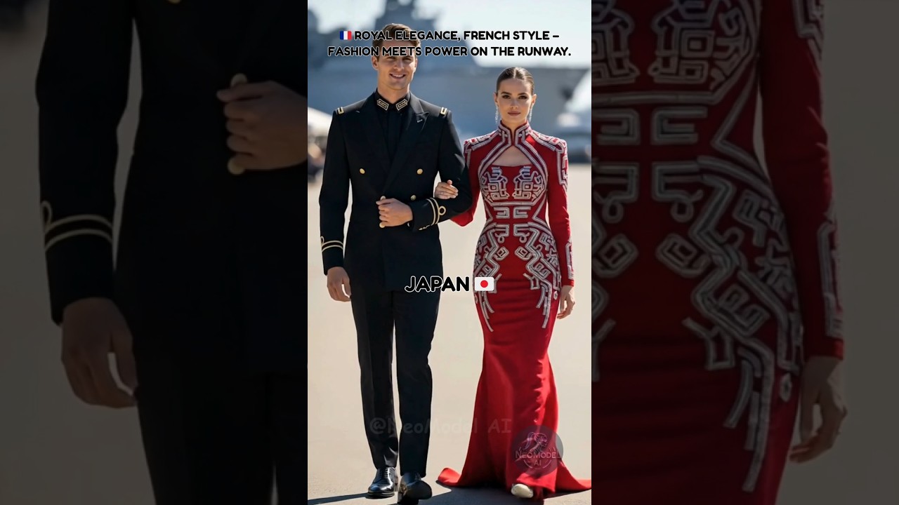 GLOBAL Royal Parade |  Modern Fashion Luxury  Costumes pt.01 #luxury #ai #fashion 🌎