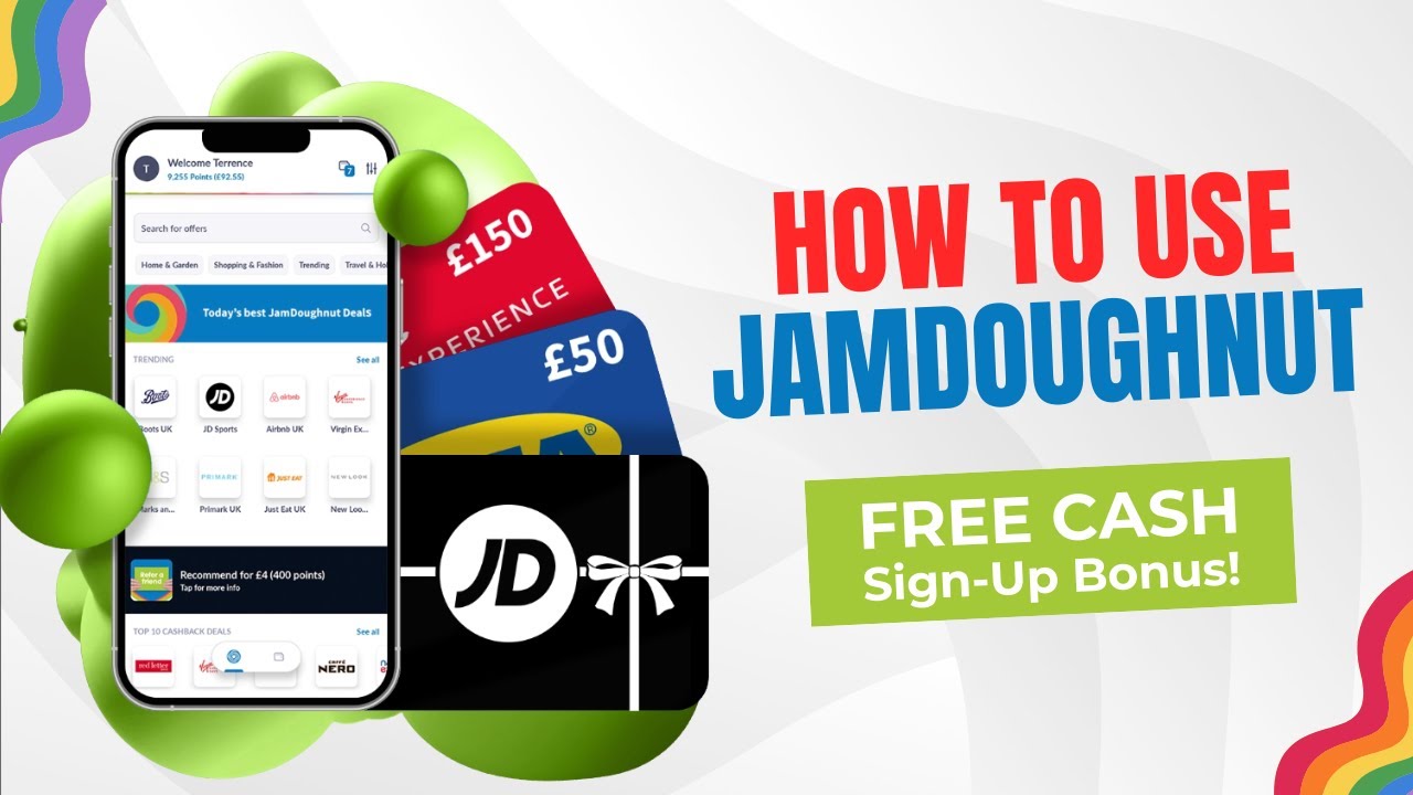 How to Use JamDoughnut App - Cashback from Tesco, Asda, Sainsbury's, Costa, Starbucks, Aldi & MORE!