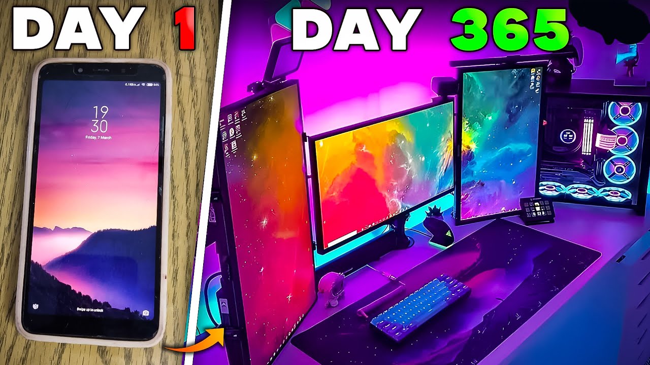 My *YouTube/Gaming* Setup from 0 -- 80K SUBSCRIBERS !! 🎉