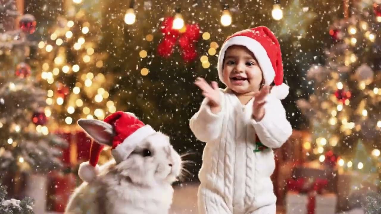 Cute Christmas Pets Groove to Holiday Music