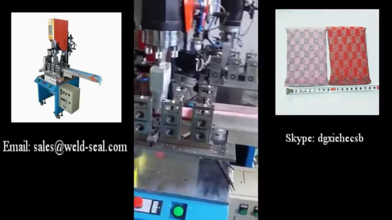 Ultrasonic welding machine for kitchen sponge, cleaning ball