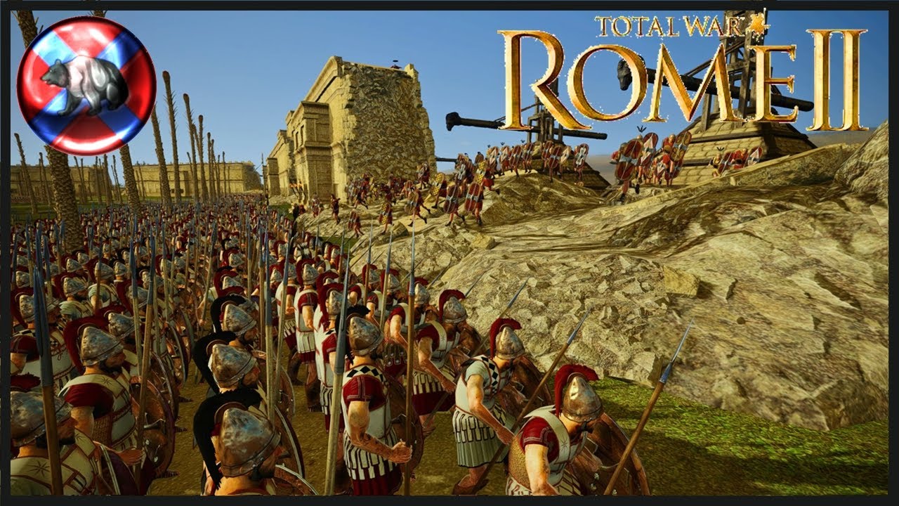SPARTA STAND and FIGHT!!!!!!  3v3 Total War: Rome 2 Siege Battle