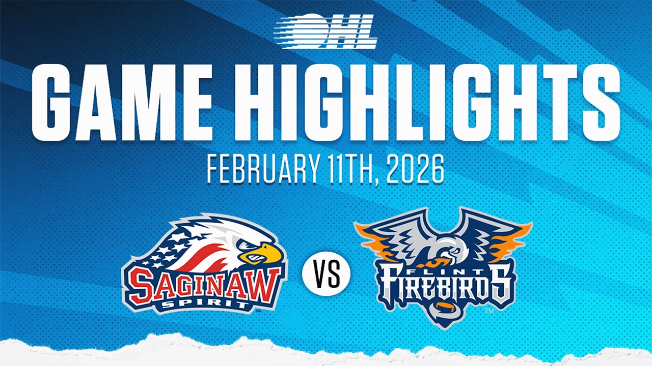 Основные моменты матча OHL: Saginaw Spirit против Flint Firebirds 11 февраля 2026 года