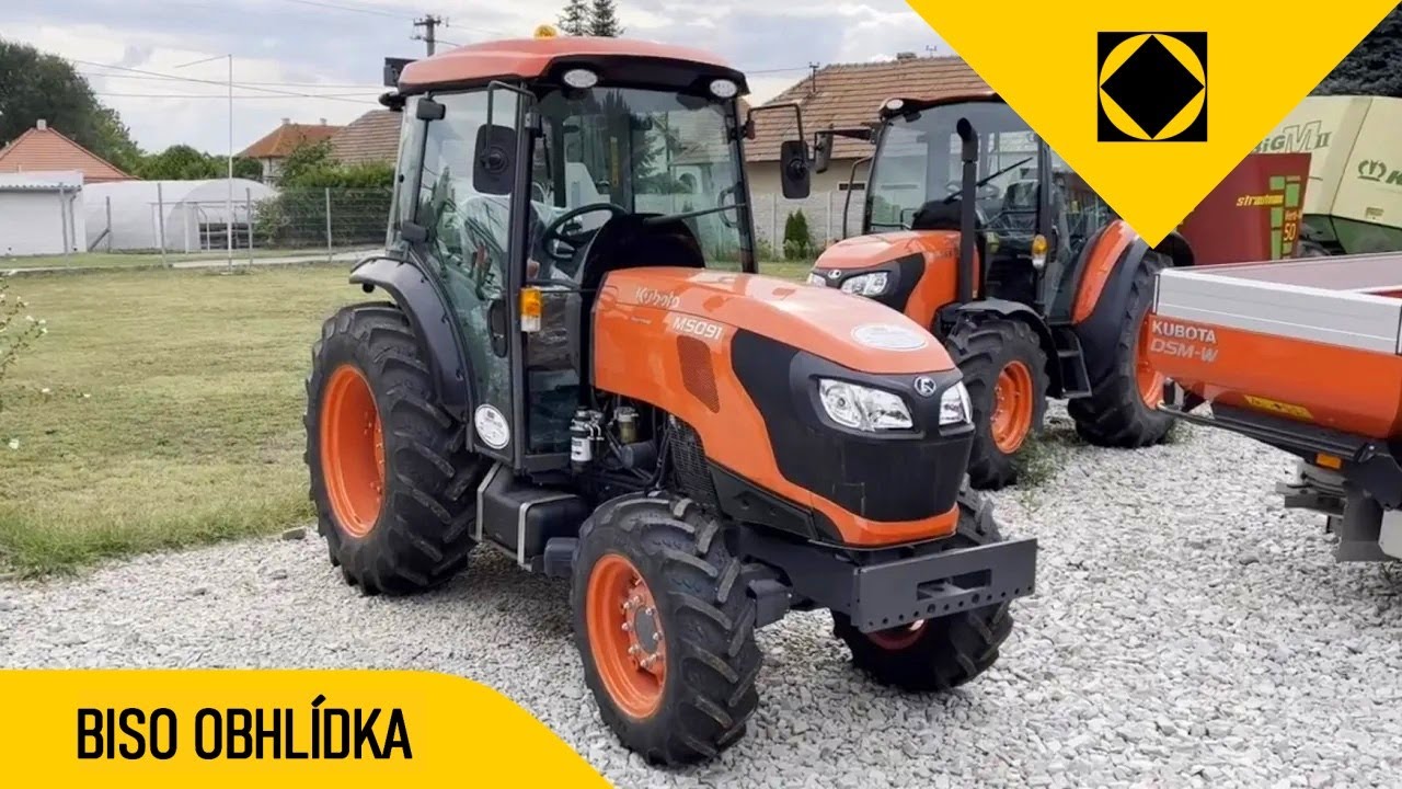 BISO obhlídka - Kubota M5091 Narrow - walkaround