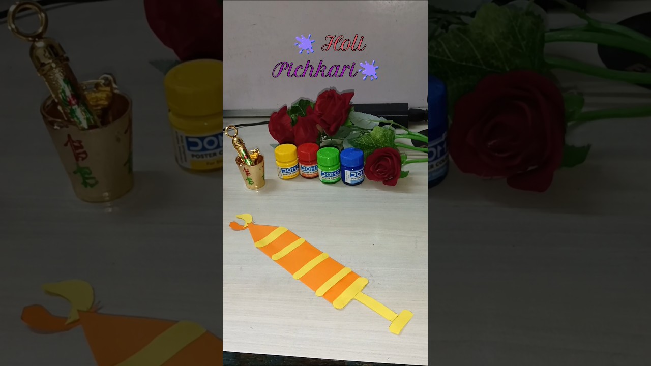 DIY Holi pichkari 🫟#holifestival #diycrafts #shorts #trending #viral #explore #likeforlikes