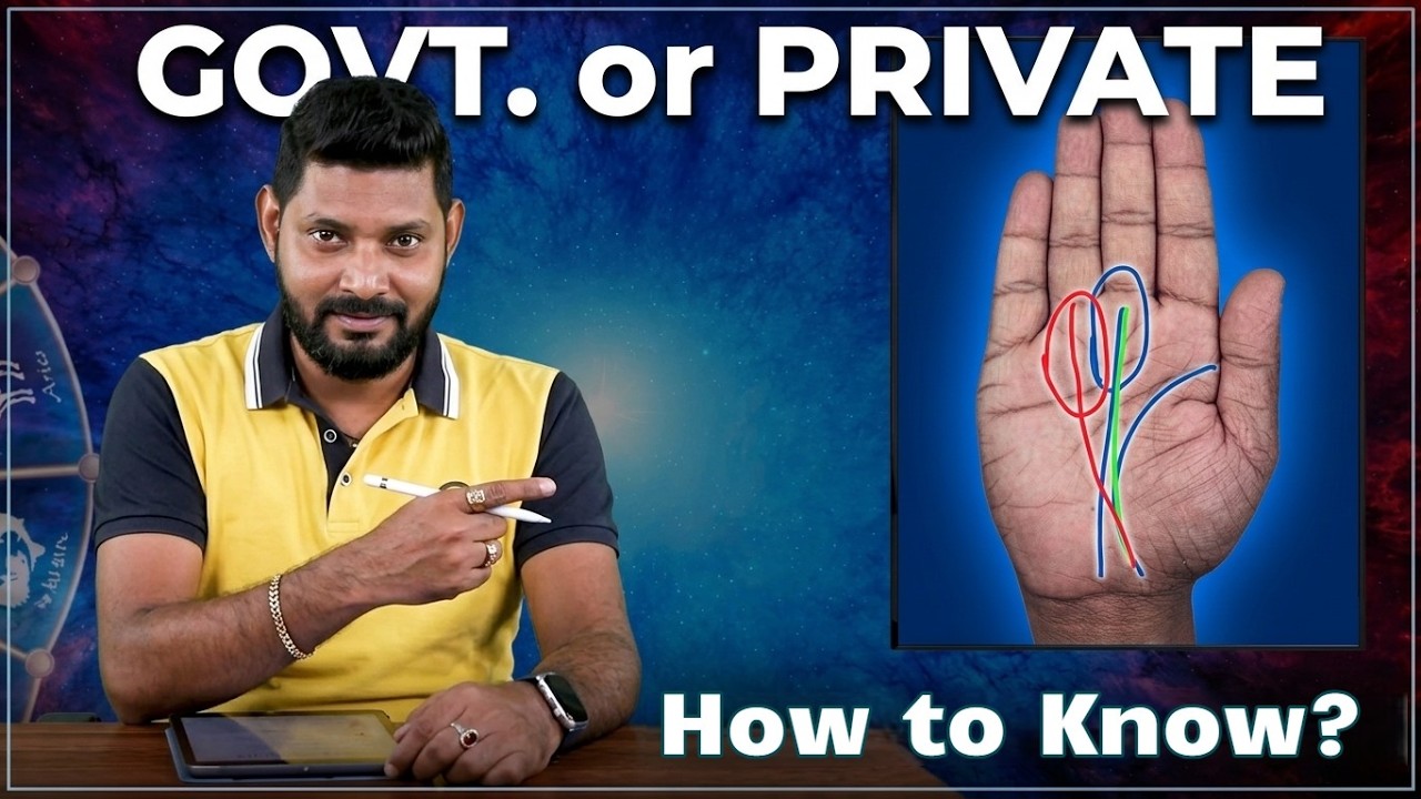 Palmistry Signs for Government Job or Private Job? | Palm Reading | Dr. Sai Suvajit