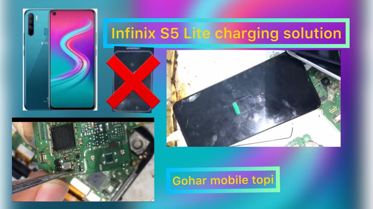 Infinix S5 lite x652 charging solution / infinix s5 lite x652 charging ic solution / x652 dead ways