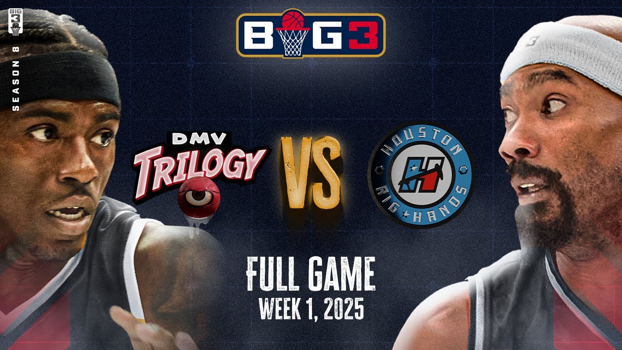Corey Brewer shows out! | 2025 BIG3 Week 1 Full Game | DMV Trilogy vs. Houston Righands