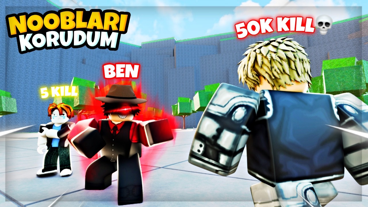 TSB'de YENİ BAŞLAYAN OYUNCULARI KORUDUM! | The Strongest Battlegrounds